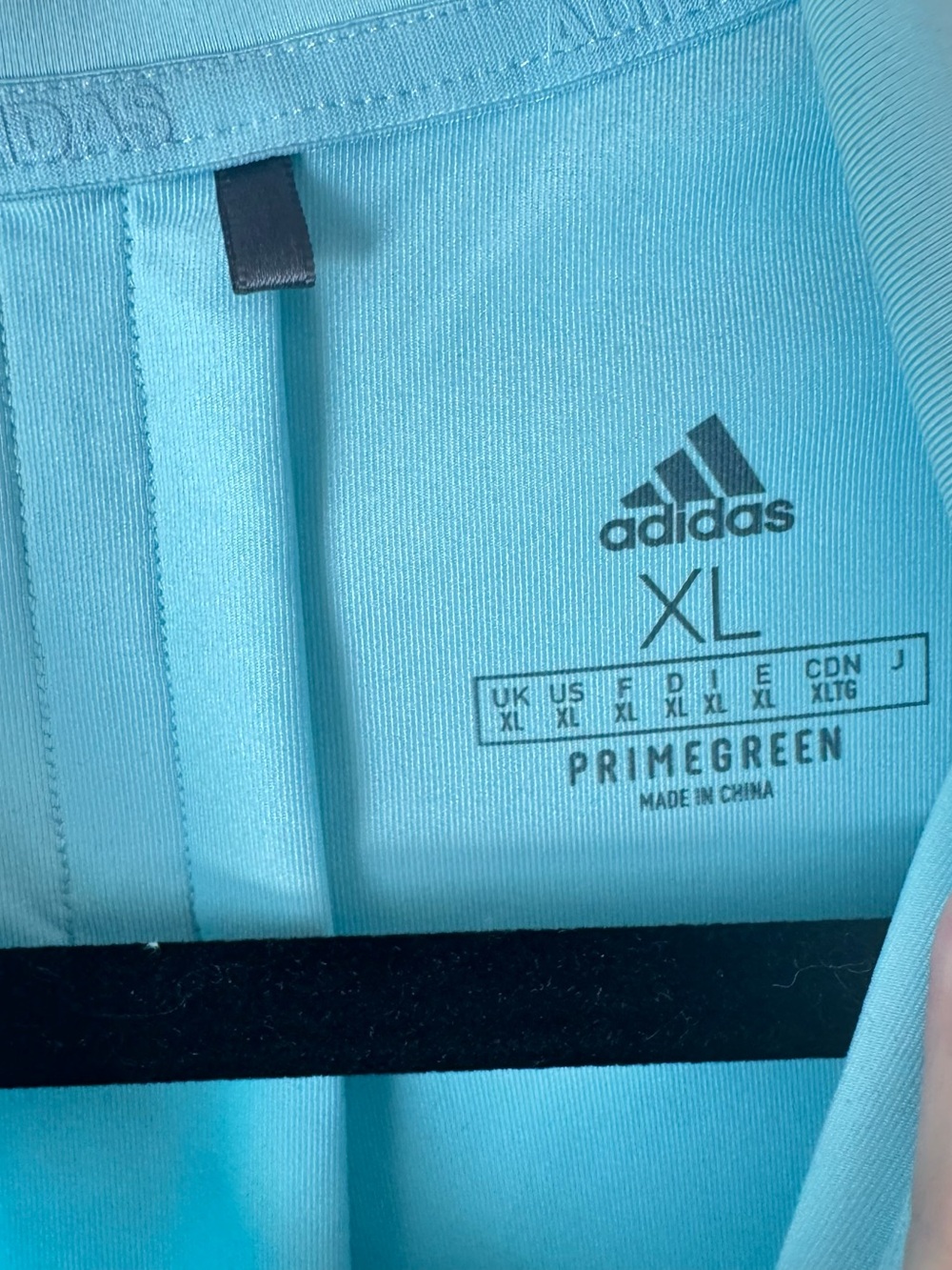 Adidas Women's Prime Green Short Sleeve Golf Polo - XL - Light Blue - Picture 2 of 4